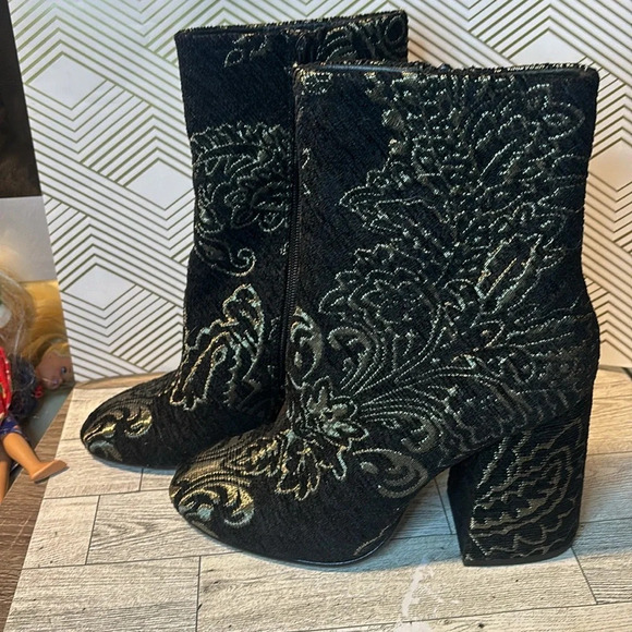 Ash Fedora black and Gold ankle boots size 39 - Picture 4 of 7